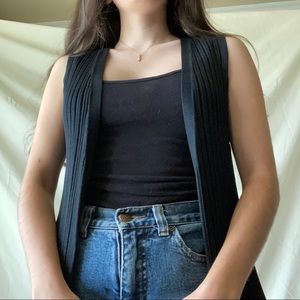 DKNY Sleeveless Cardigan